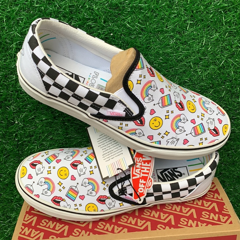 VANS CLASSIC SLIP ON FLOUR SHOP Iconschckrbrd men’ - Picture 14 of 16